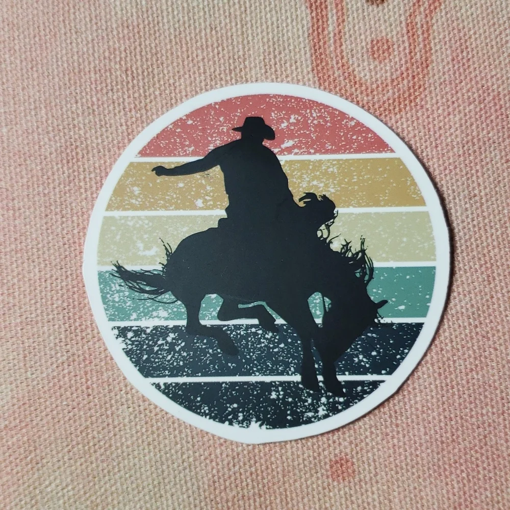 Office | K Bronco Sticker Cowboy Sticker Pegantina Vaqueras Rodeo ...